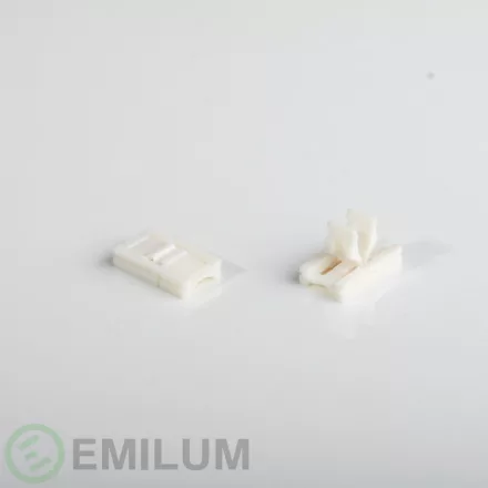 LED szalag csatlakozó bilincs, 10 db, 2 tűs, 10mm