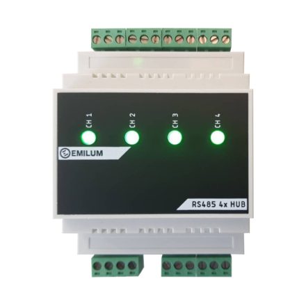 DMX RDM, RS485, hub distribuitor cu 4 porturi