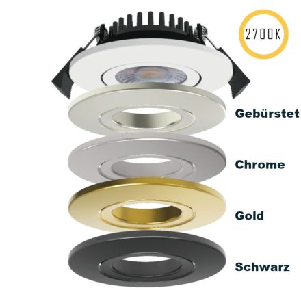 LED Swing Spot 24V, 5W, 2700K, CRI90