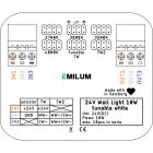 LED fali lámpa 24V, 10W, Tunable White, CRI90, IP54, fehér