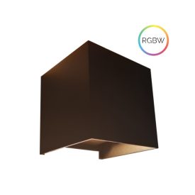 Aplică cu LED 24V, 8W, RGBW 2700K, CRI90, IP54 negru