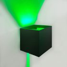 Aplică cu LED 24V, 8W, RGBW 2700K, CRI90, IP54 negru