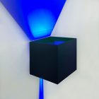 Aplică cu LED 24V, 8W, RGBW 2700K, CRI90, IP54 negru