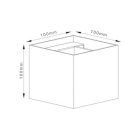 Lampă de perete cu LED 24V, 8W, RGBW 2700K, CRI90, IP54