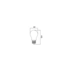 Bec cu LED 24V, 8W, 2700K, E27