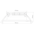 LED Swing Spot 24V, 5W, 3000K, CRI90