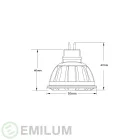 LED Retrofit Spot, 24V, 4W, 2700K, MR16 (GU5.3)