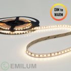 Dim To Warm LED Szalag 24V, 17W, 3000K 2200K, CRI90, 224LED, IP20, 10mm