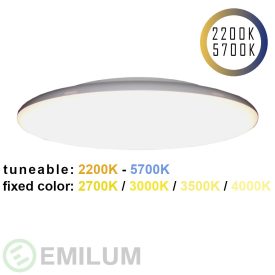Plafonieră LED 300mm, 24V, 24W, 2700K, CRI90