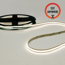   COB LED szalag 24V, 13W, 3000K, CRI90, 528 LED, IP20, 8 mm, szabadon vágható