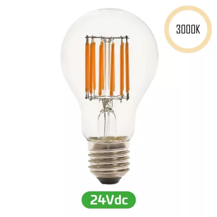 LED Filament 24V, 8W, 3000K, E27