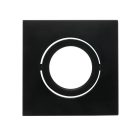 Swing Spot süllyesztett beépítőkeret – fekete, szögletes