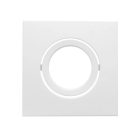 Swing Spot süllyesztett beépítőkeret – fehér, szögletes